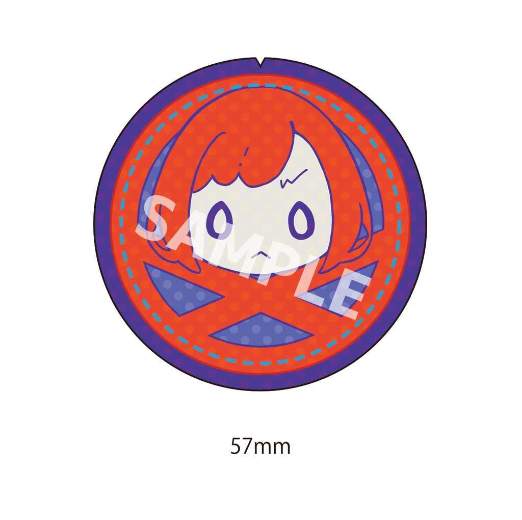 【6個~20個まで購入の方はこちら】エアバブルスイマー(エアバブちゃん)&404ルサンチガール(MEIKO標識)缶バッジセット