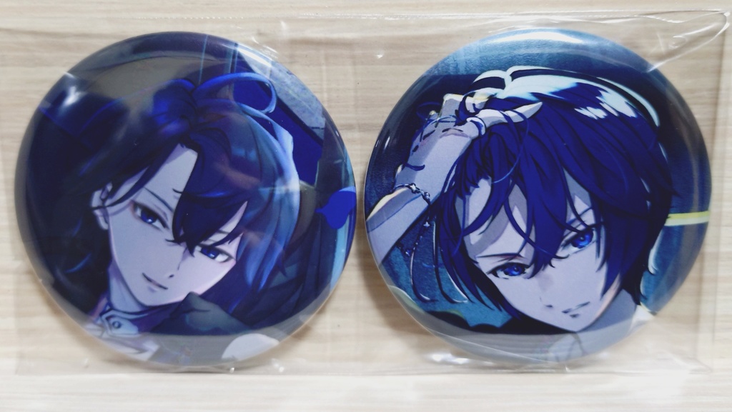 KAITO「ブルーブルーム」「サイバネティック・ロマン」57mm缶バッジセット
