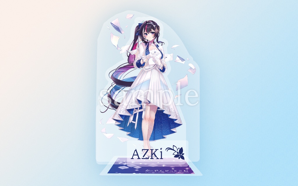 【受付終了】AZKi特大アクリルジオラマスタンド（17cm／非公式）