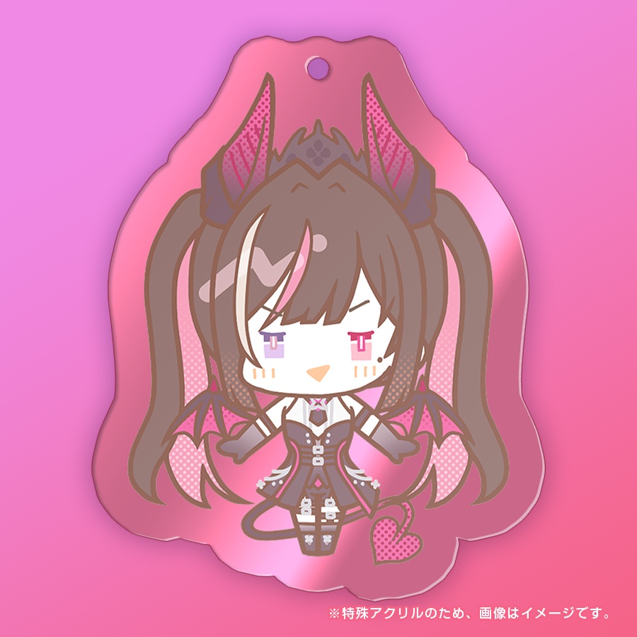 【ホロクル12th新作】ホロライブ AZKi 小悪魔衣装・ジャケット衣装、雪花ラミィ、博衣こより 特殊アクリルキーホルダー 【非公式】