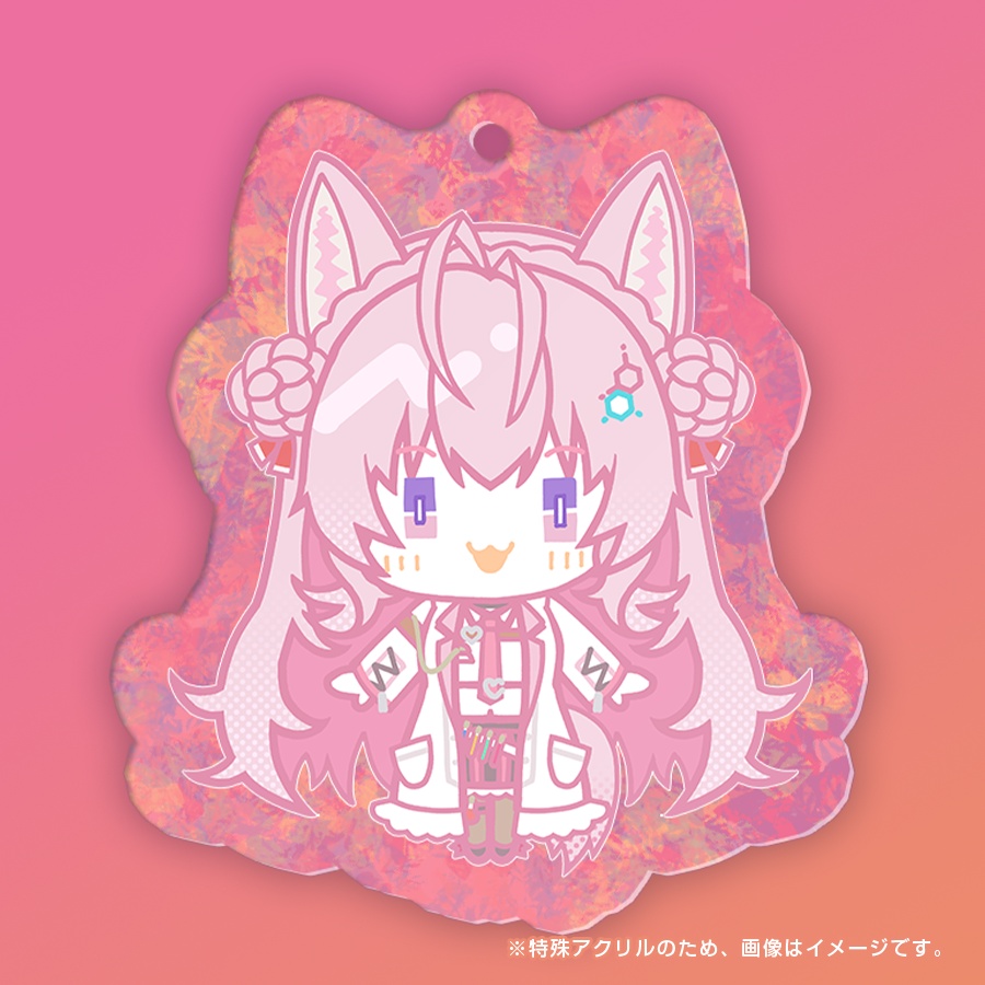 【ホロクル12th新作】ホロライブ AZKi 小悪魔衣装・ジャケット衣装、雪花ラミィ、博衣こより 特殊アクリルキーホルダー 【非公式】