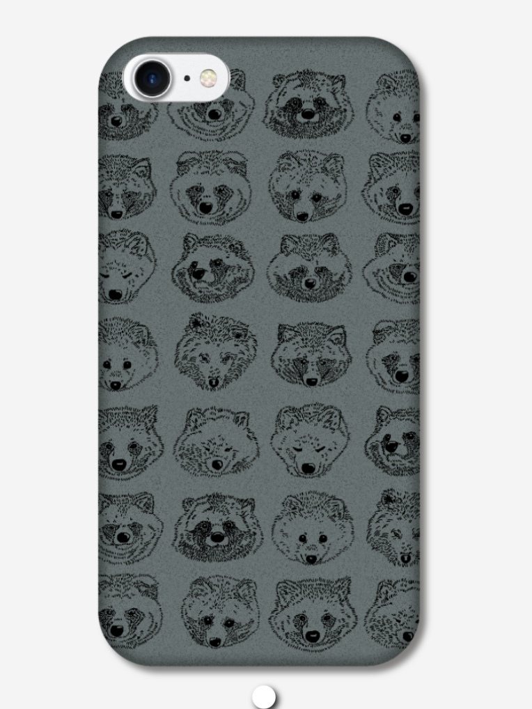 ✨受注生産✨ iPhone SE3ケース『ホンドタヌキマニア』