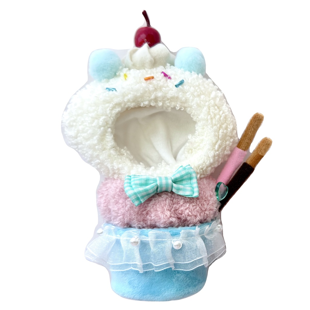 みるきーあいすサンデーの着ぐるみ(青)
