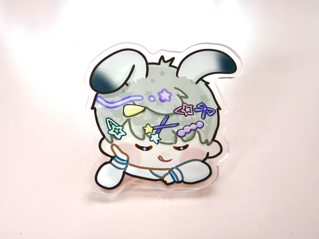 すやすやアクリルクリップ