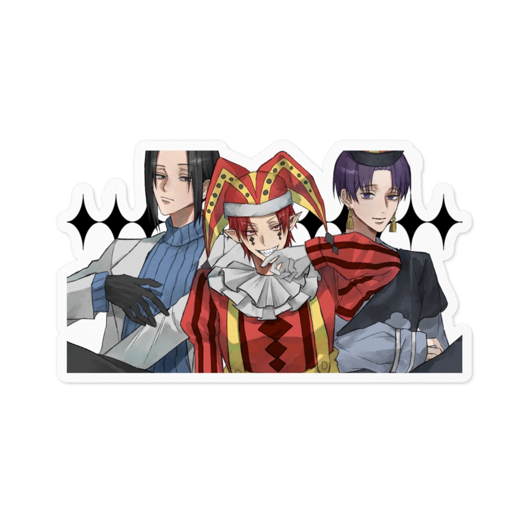 小宮三兄弟 ステッカーA