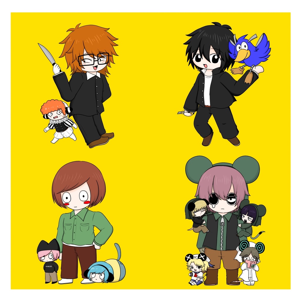 【非公式Ranfren】アクリルキーホルダー【全4種】