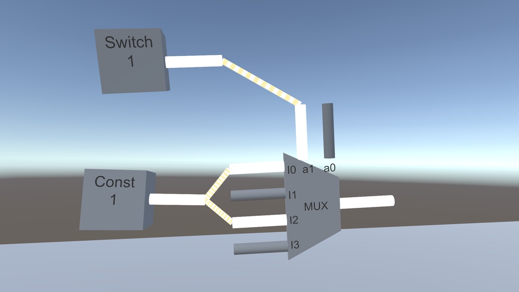 論理回路ギミック【VRChat】【ワールドギミック】
