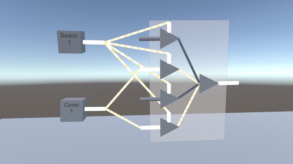 論理回路ギミック【VRChat】【ワールドギミック】