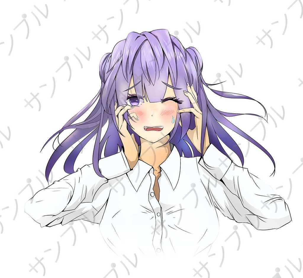 困った会社員の女性立ち絵- trpg,アイコン【NO224】