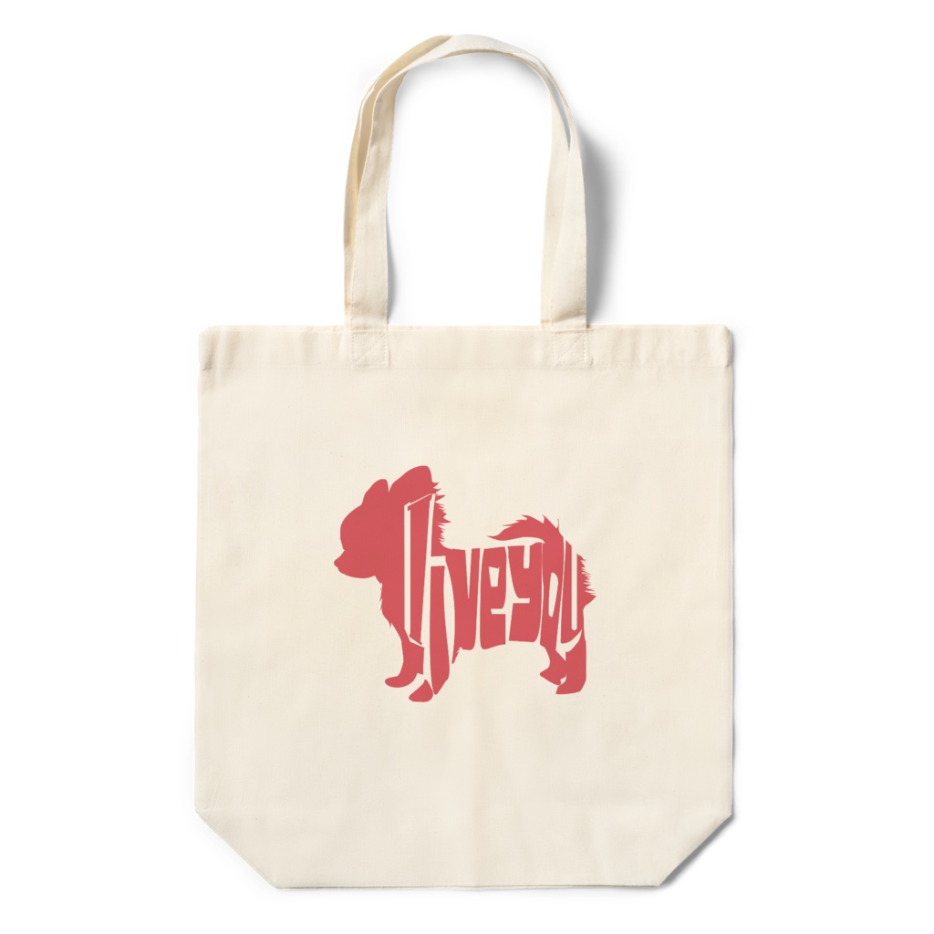 チワワのロゴトートバッグ