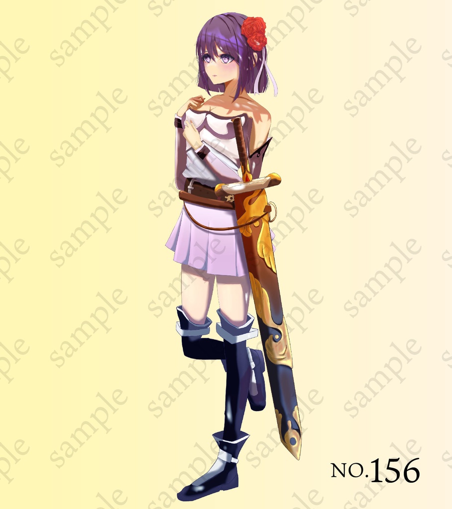 戦う女の子の立ち絵パック - TRPG立ち絵集13人収録