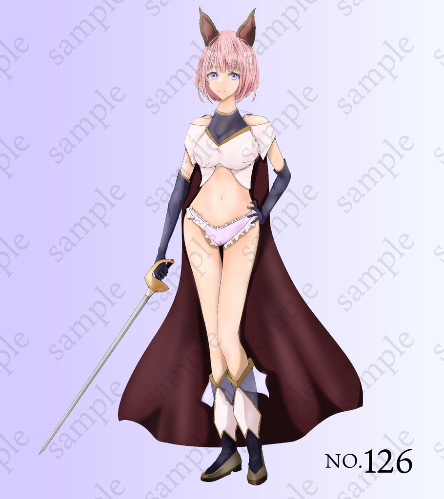 戦う女の子の立ち絵パック - TRPG立ち絵集13人収録