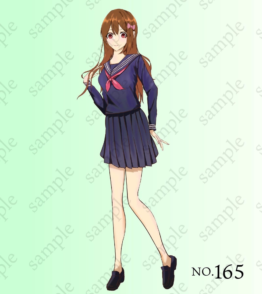 女子高生・学生立ち絵パック - TRPG立ち絵集15人収録