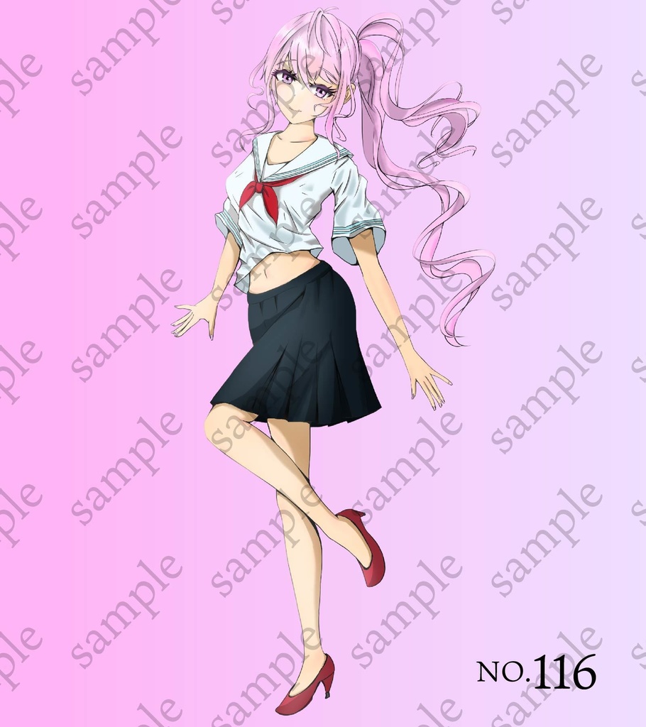 女子高生・学生立ち絵パック - TRPG立ち絵集15人収録