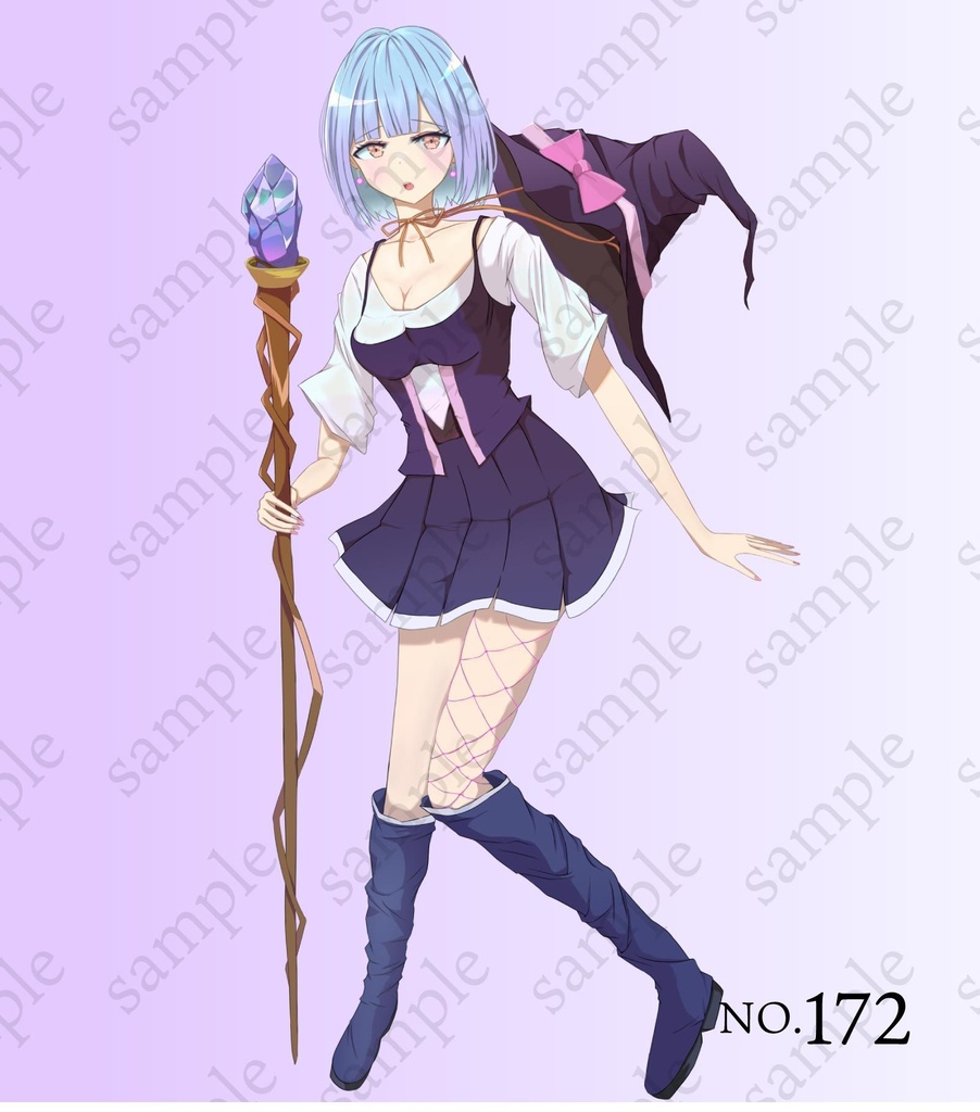 TRPG女の子立ち絵パック1 - 全34人のキャラクター全身立ち絵セット