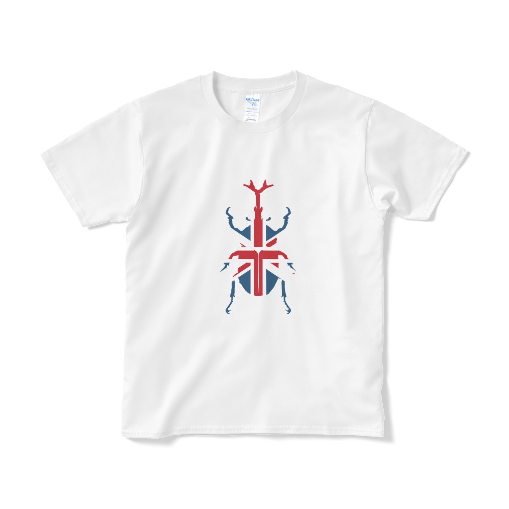 ユニオンジャックのカブトムシTシャツ