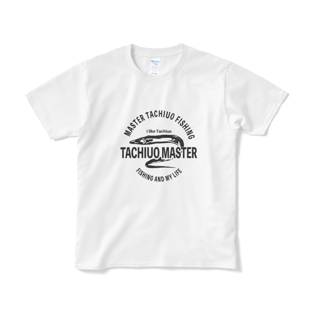 タチウオを釣りのマスターTシャツ