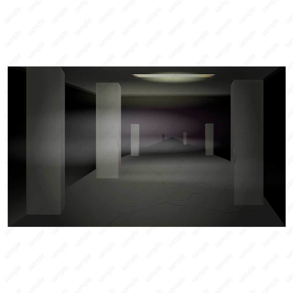地下室の背景イラスト全7種類 (ベクター・高解像度PNG)