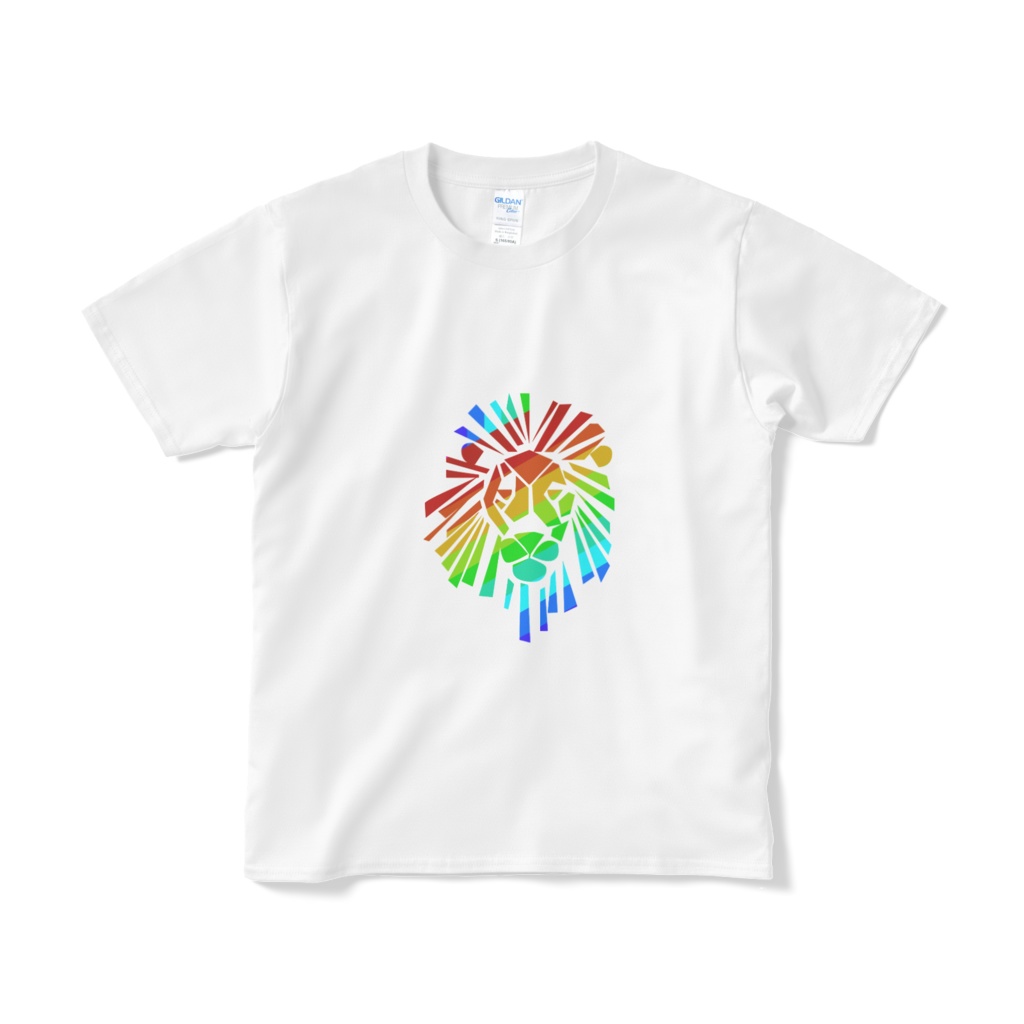 ライオンカラフルTシャツ