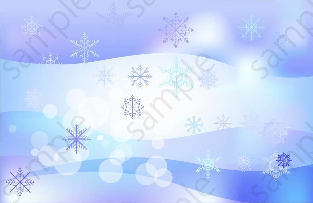 冬の背景ベクターor高解像度PNG画像素材