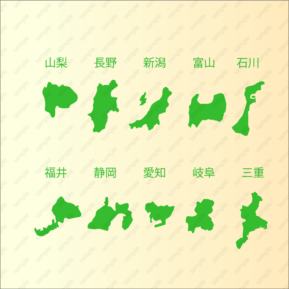 47都道府県形のベクターor高解像度PNGイラスト素材 - chicodeza pixiv booth - BOOTH