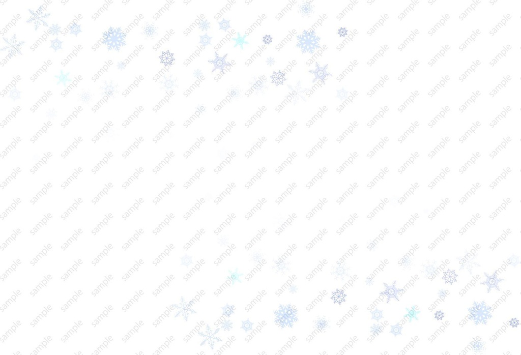 雪のフレームのベクターor高解像度PNGイラスト素材