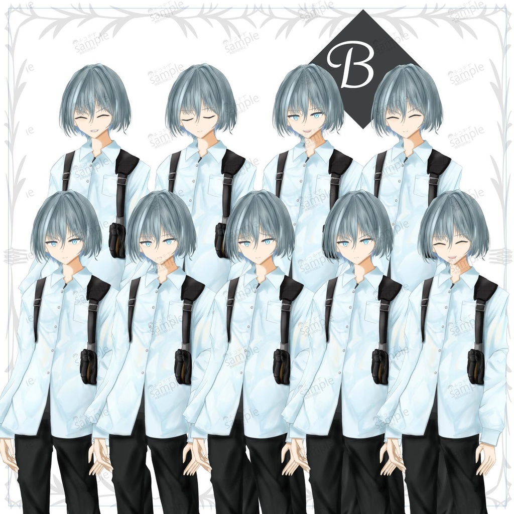 刑事の男 - 立ち絵/TRPG素材【NO371】