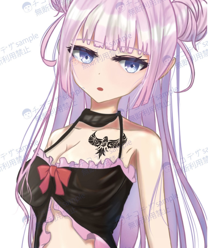 イーグルのトライバルタトゥー風マーク・シンボル- png/ai