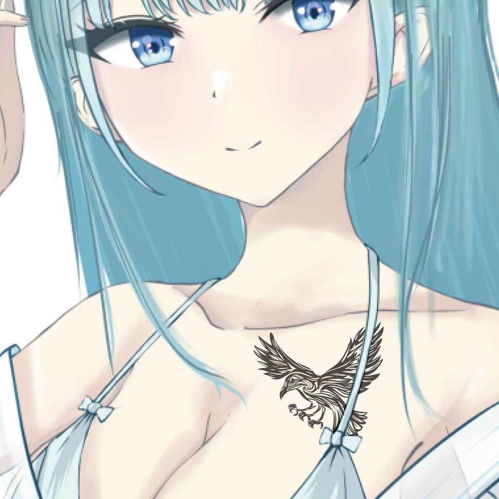 八咫烏(ヤタガラス)のトライバル・タトゥー風マーク・シンボル - png/ai