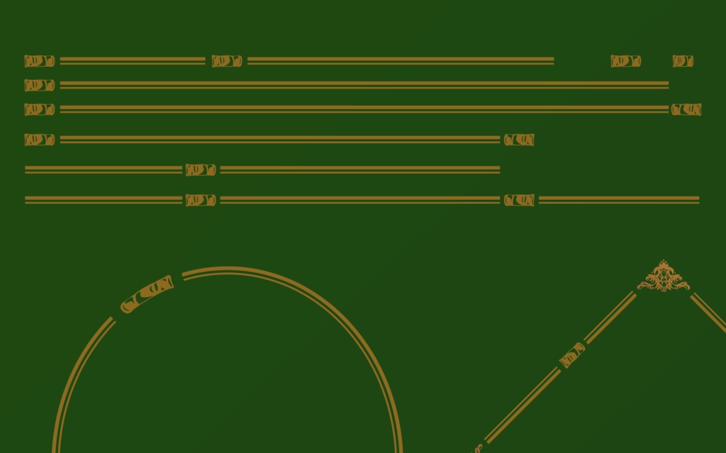 アンティークシンプルな細フレームデザインセット28種 - 高解像度png(背景透過) or ai(ベクター)