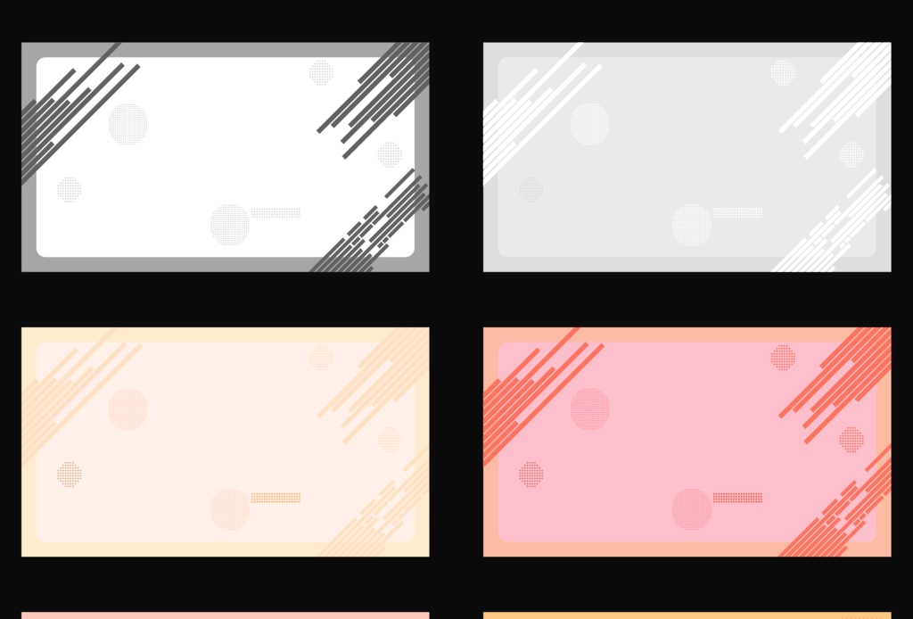 サイバー・デジタル・アートな背景32種素材集 高解像度PNG or ai