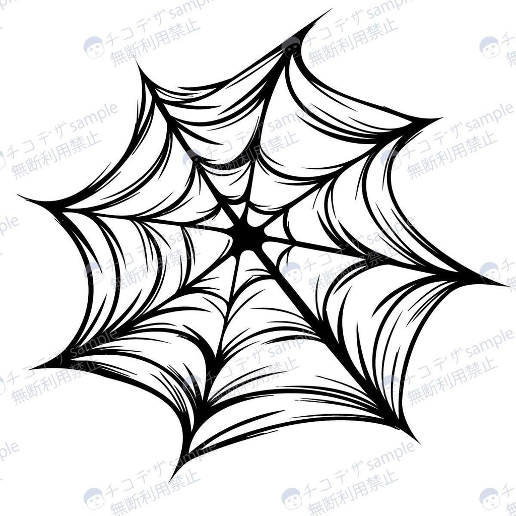 蜘蛛・蜘蛛の巣のトライバル・タトゥー風マーク - png/ai - 83