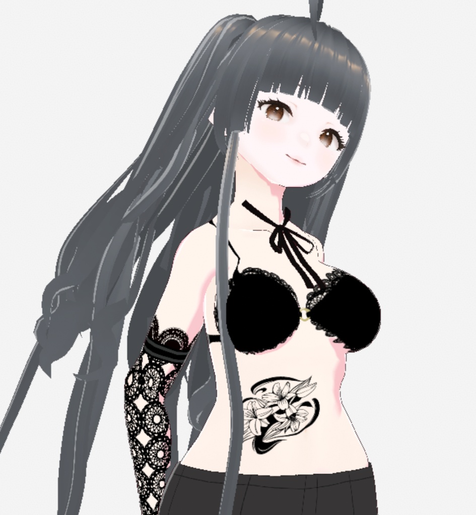 百合の花のタトゥーイラスト - 高解像度png or aiベクター - 94