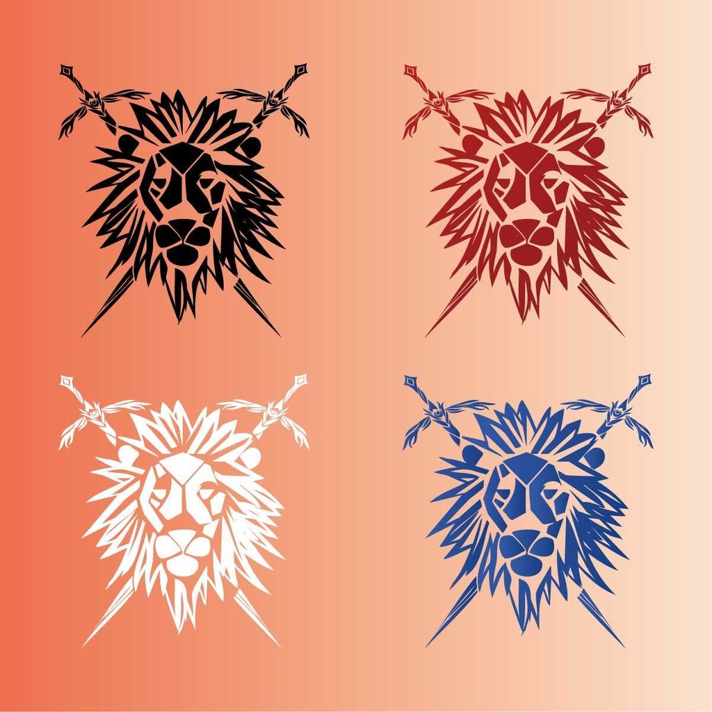 ストレングスのタロットのタトゥーイラスト - 高解像度png or aiベクター - 97