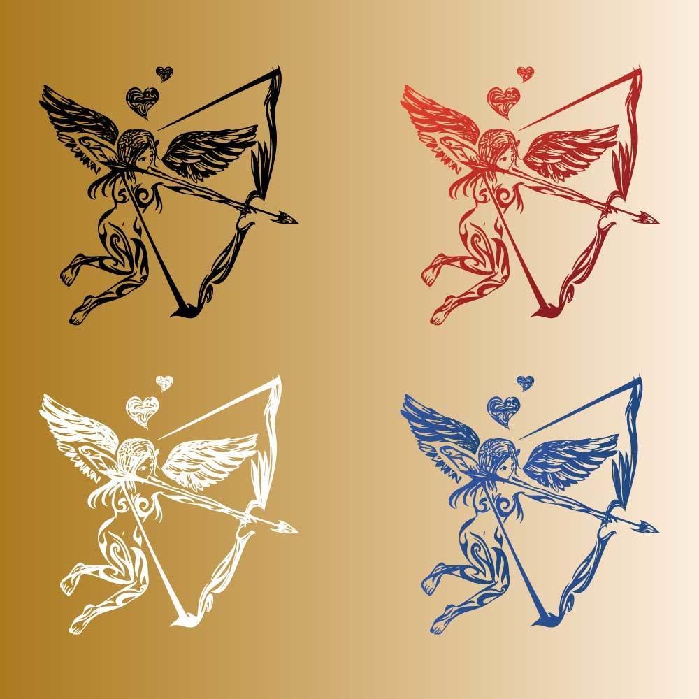 ラバーズ 恋人タロットのタトゥーイラスト - 高解像度png or aiベクター - 95