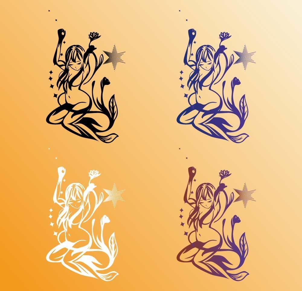 タロット ワールド(World)・のトライバル・タトゥー風マーク - png/ai - 109