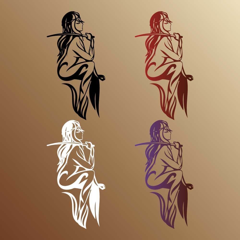 タロット 愚者(Fool)・のトライバル・タトゥー風マーク - png/ai - 110