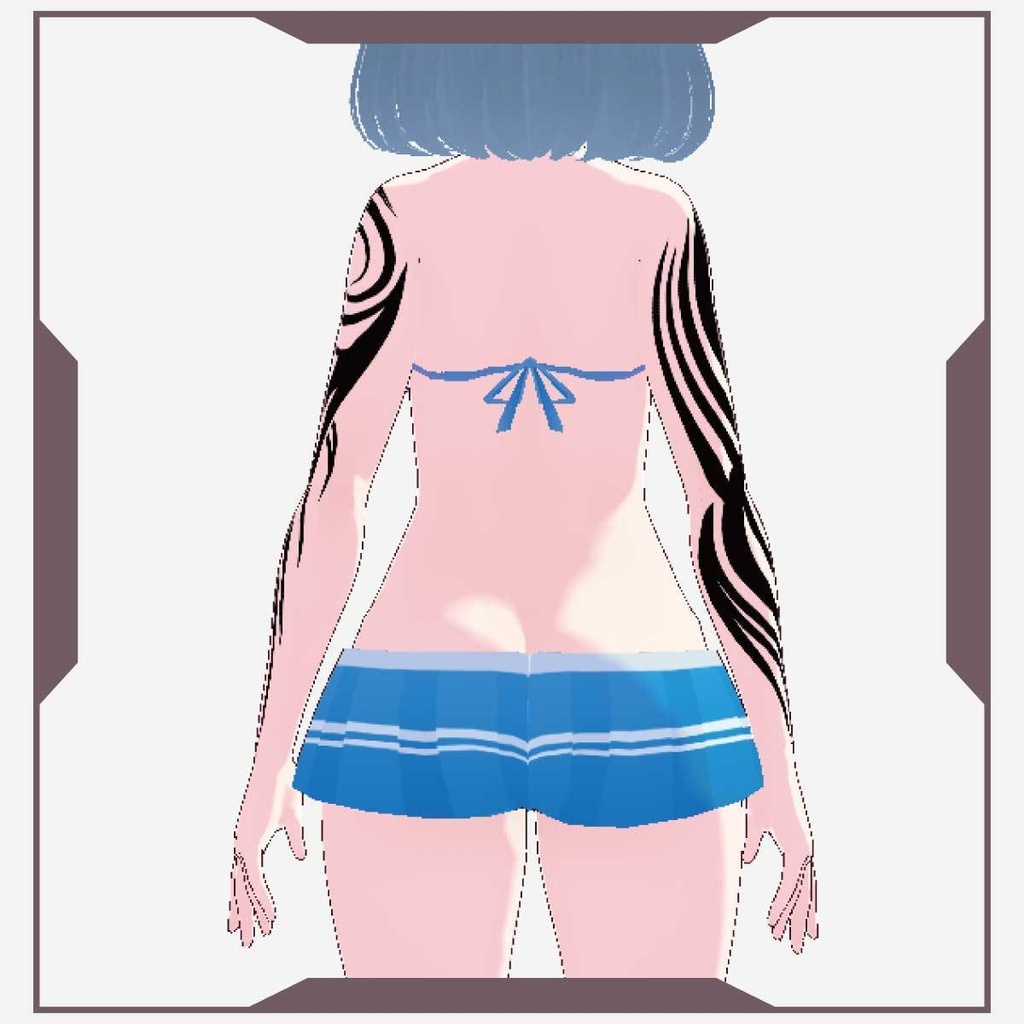 クールなトライバルタトゥーデザイン全11セット - png/ai &vroidテクスチャ