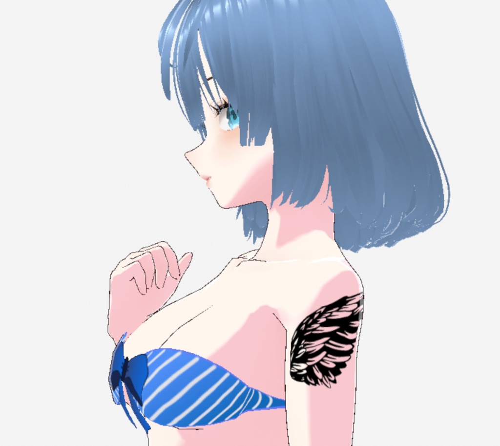 ラブ天使・翼トライバルタトゥーデザイン全10セット - png or ai/テクスチャ素材集