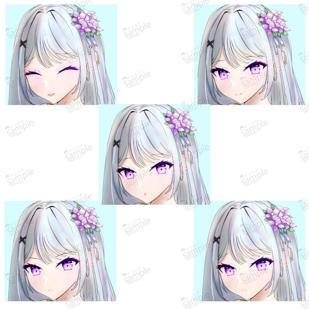 ファンタジー風ストレート髪の女の子 - TRPG立ち絵【NO432】