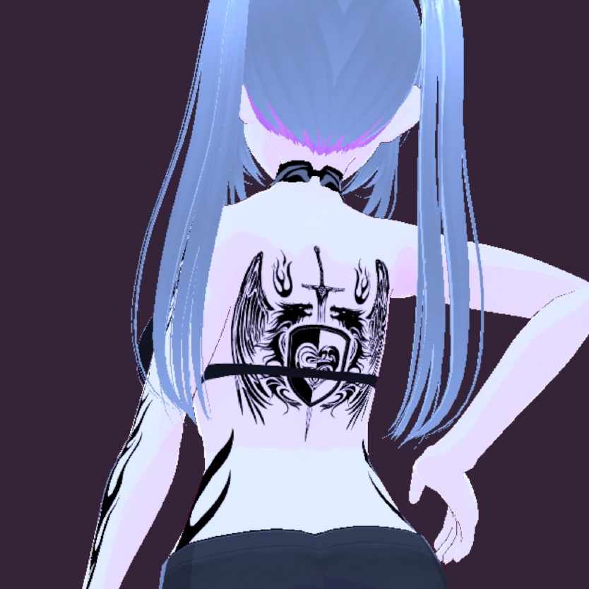 Ignis heart (イグニスハート) vroid・vrchat3Dモデルデカールタトゥーデザインキット