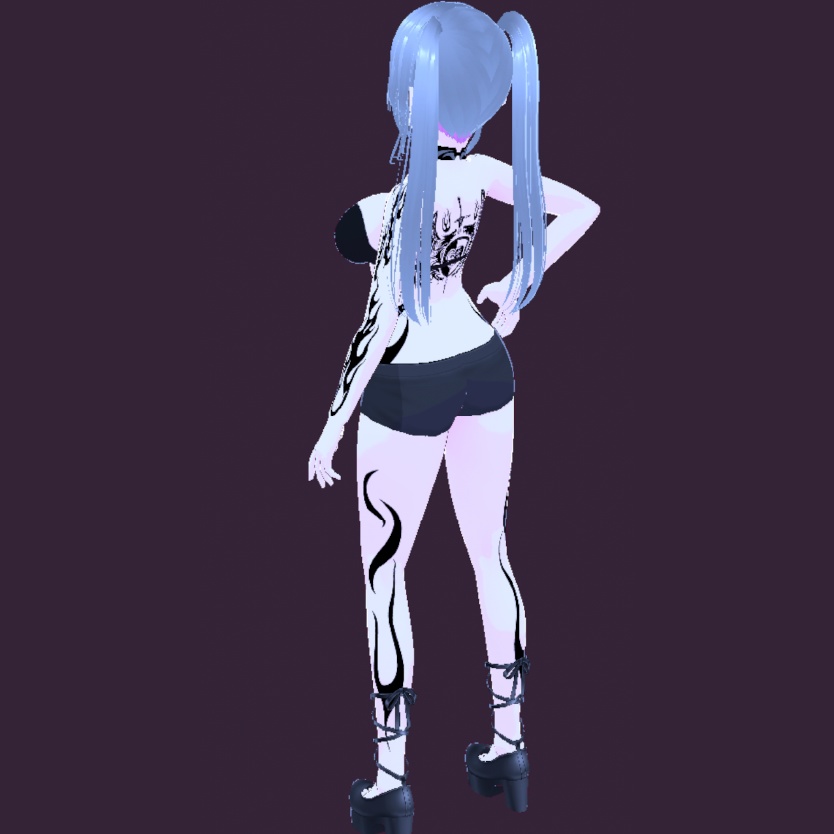 Ignis heart (イグニスハート) vroid・vrchat3Dモデルデカールタトゥーデザインキット