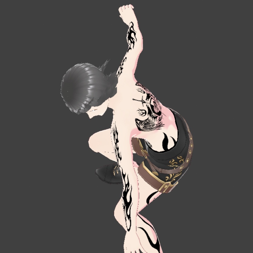 Ignis heart (イグニスハート) vroid・vrchat3Dモデルデカールタトゥーデザインキット