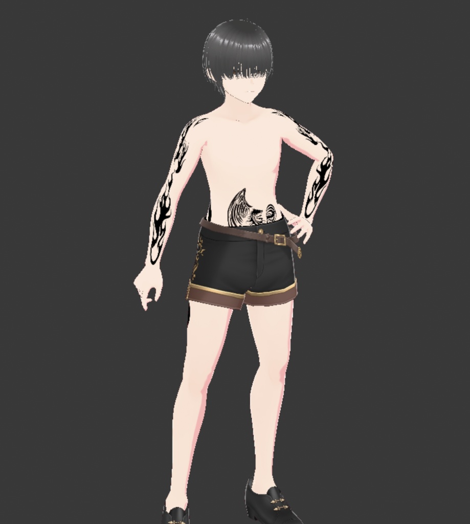 Ignis heart (イグニスハート) vroid・vrchat3Dモデルデカールタトゥーデザインキット