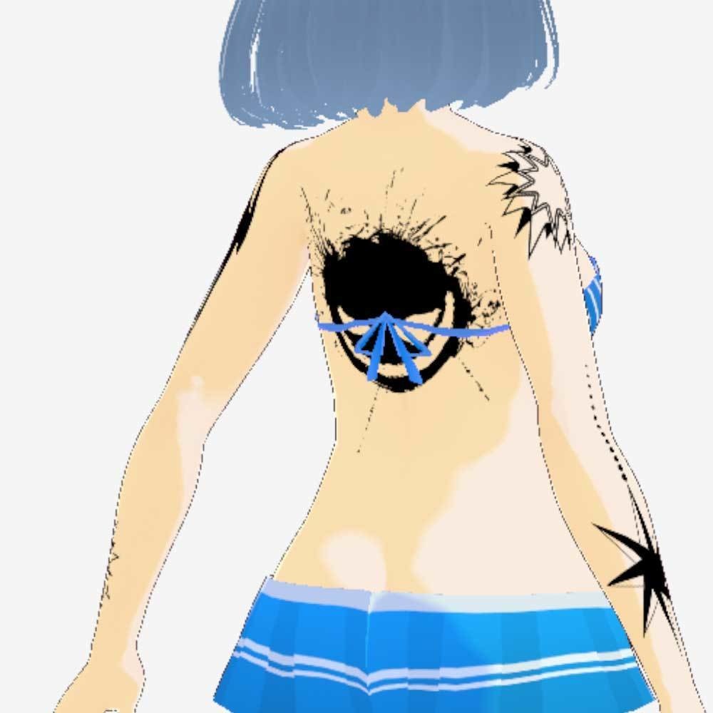 Nova Fuse(ノヴァ・フューズ) vroid・vrchat3Dモデルデカールタトゥーデザインキット