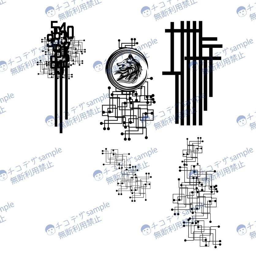 Dark Sings - Fenrir Code(フェンリルコード)サイバーパンクvroidテクスチャ