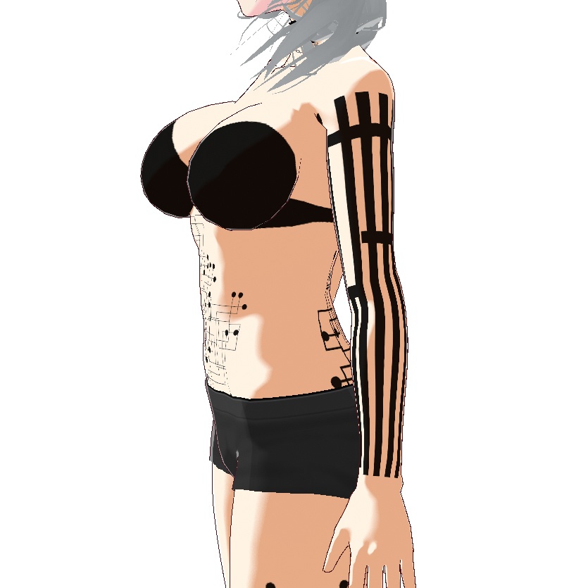 Dark Sings - Fenrir Code(フェンリルコード)サイバーパンクvroidテクスチャ