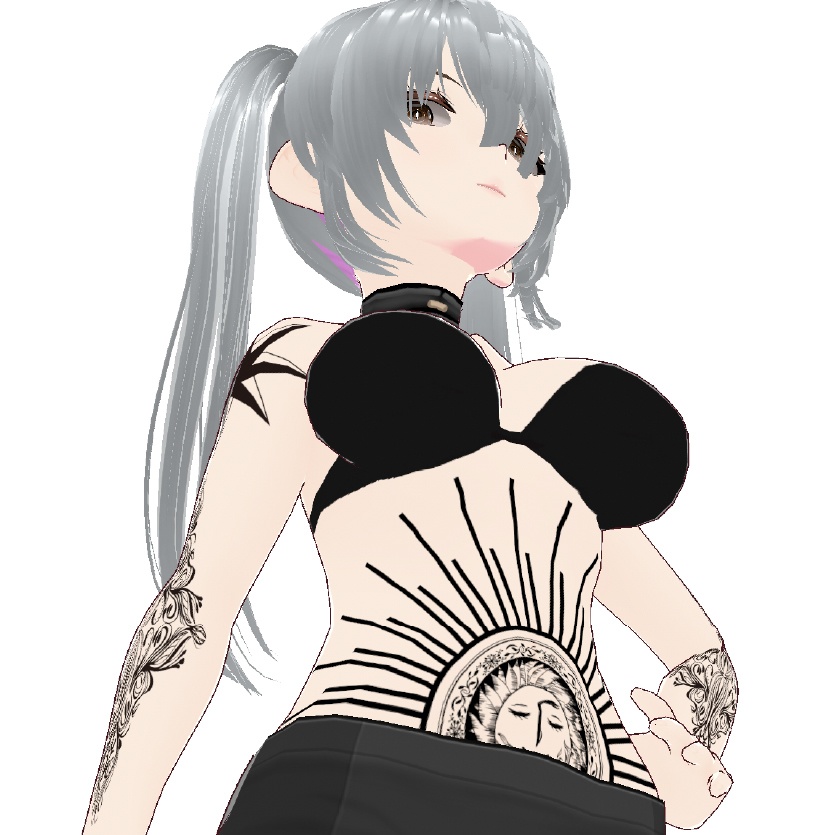 Dark Sings -Stellaspis(ステラスピス)星と毒蛇のvroidテクスチャデカールセット