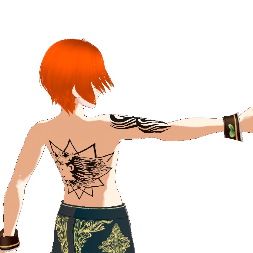 Dark Sings - 百獣王 ライオンのデカール・タトゥーセット