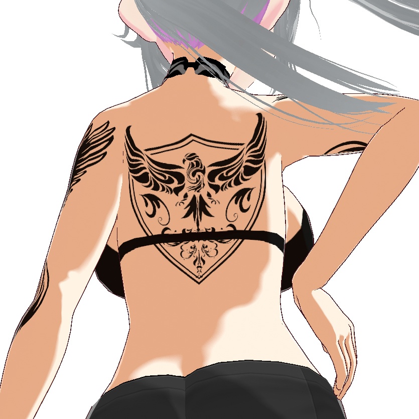 Dark Sings -Gladorion(グラドリオン)鷲と剣のデカール・タトゥーセット